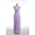 Rich Purple Floor Length Evening Prom Dress